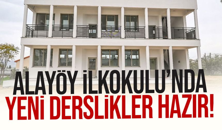 Alayköy İlkokulu’na 4 yeni derslik! Açılış için geri sayım başladı
