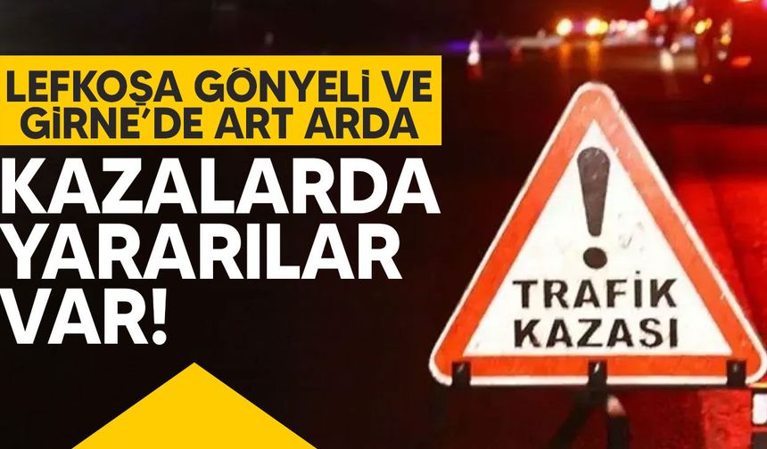 Alkollü sürücüler kazaya karıştı: Yaralılar var