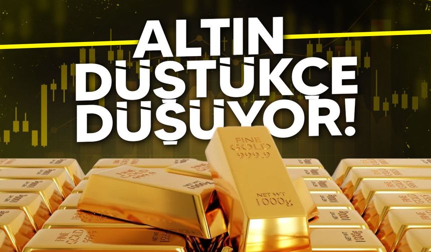 Altın yeni haftaya düşüşle başladı