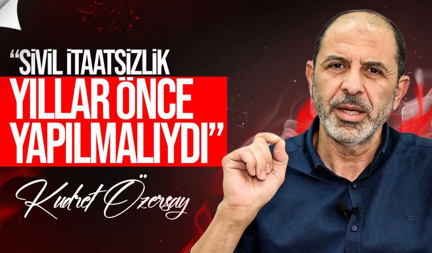 Özersay: "Bu Hükümete Normal Muamelesi Yapmayın"