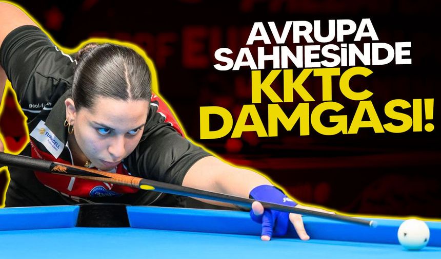 Bilardoda Avrupa sahnesinde KKTC damgası!