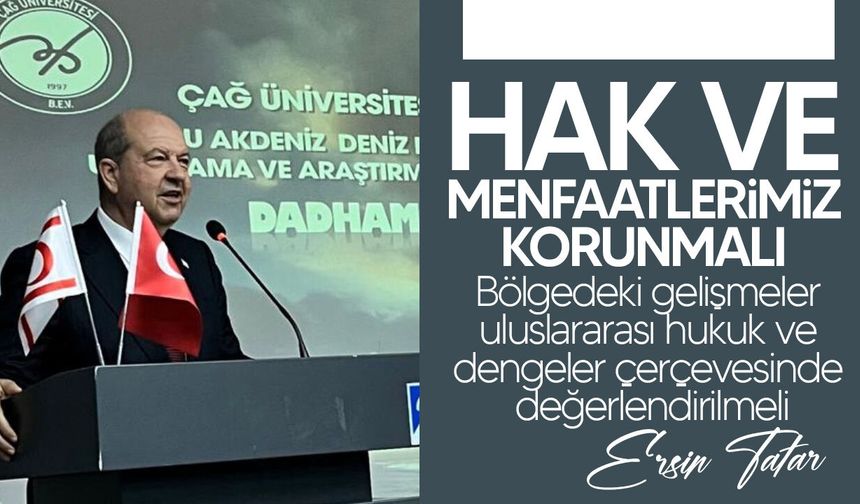 Çağ Üniversitesi'nde “Doğu Akdeniz ve Kıbrıs Konferansı” düzenlendi