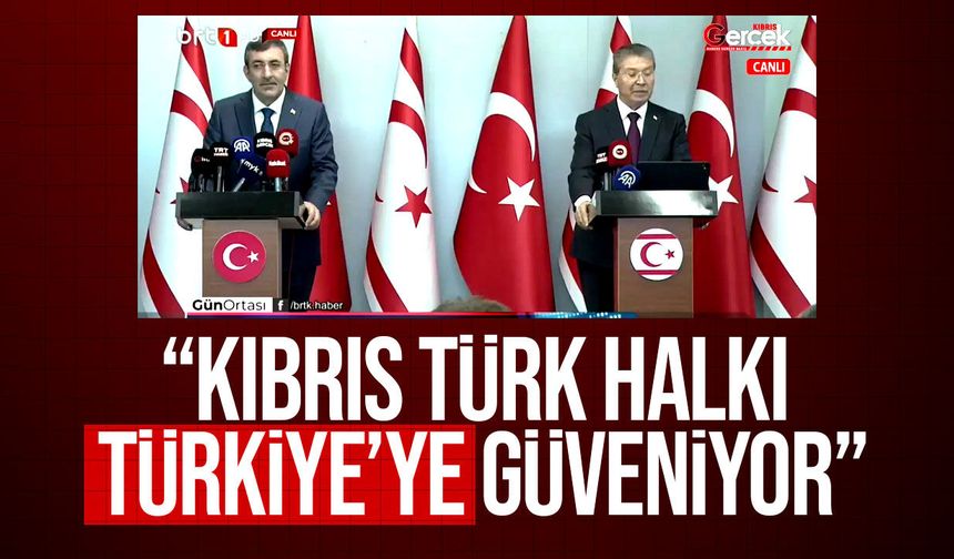 Cevdet Yılmaz KKTC’de: Üstel’den Ercan’da Kritik Açıklamalar