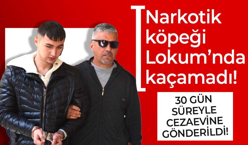 Ercan’da uyuşturucu ile yakalanan zanlı cezaevine gönderildi