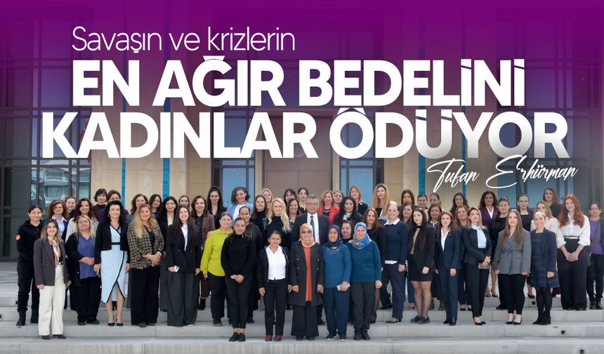 Erhürman'dan 8 Mart mesajı