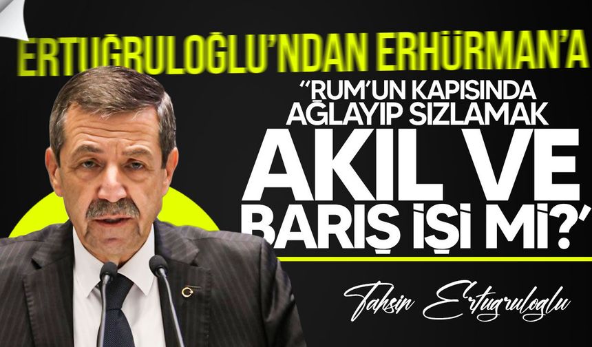 Ertuğruloğlu: “Bizim derdimiz kimseye ayar vermek değil"