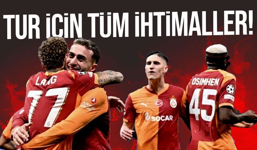 Galatasaray’a tur için hangi skorlar yetiyor?