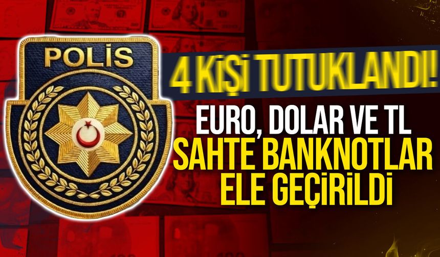 Gazimağusa’da sahte para operasyonu: 4 kişi tutuklandı