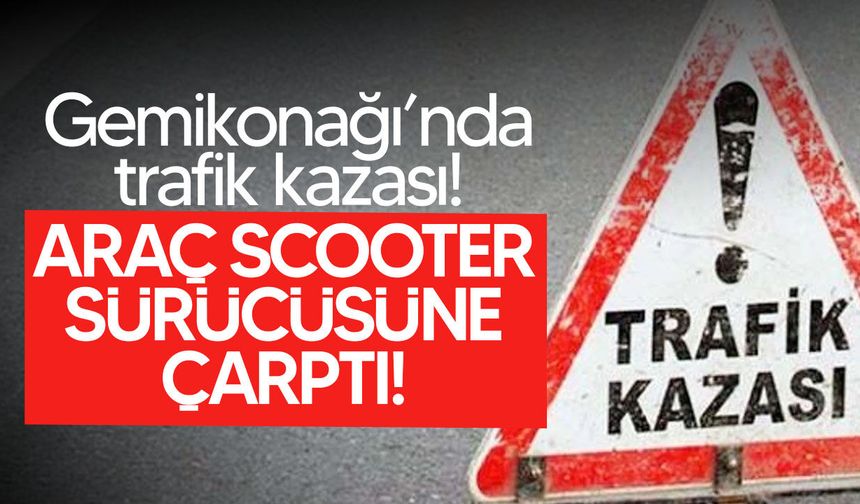 Gemikonağı’nda trafik kazası!
