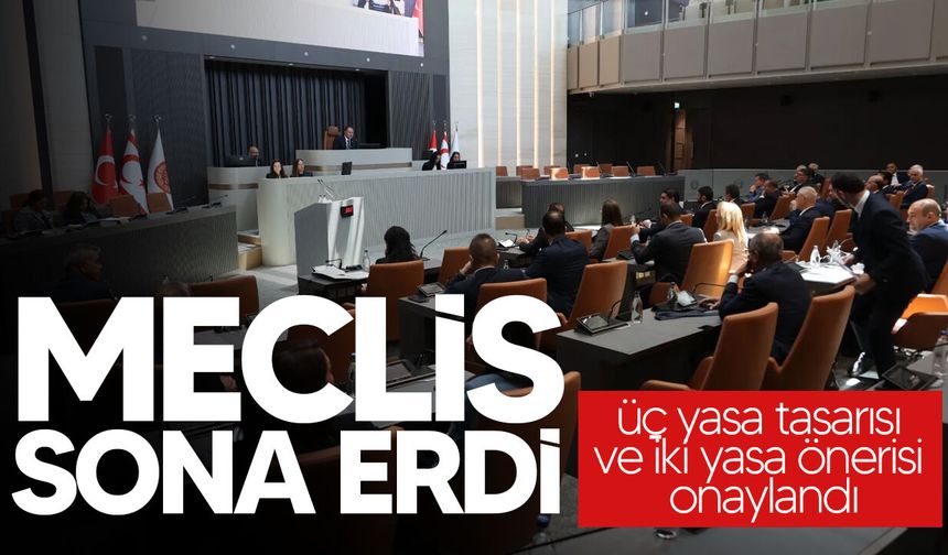 Genel Kurul bugünkü çalışmalarını tamamladı