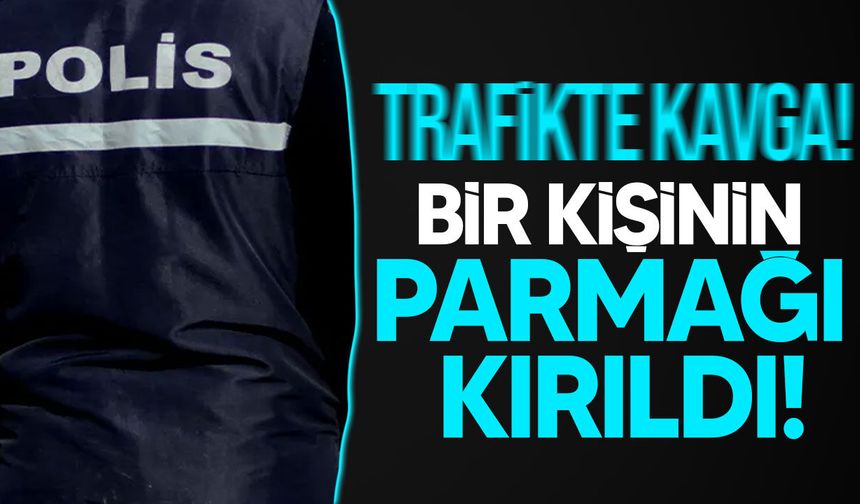 Girne’de trafikte kavga!