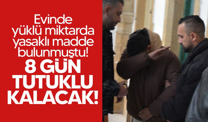 Gönyeli’de uyuşturucu zanlısına 8 gün tutukluluk