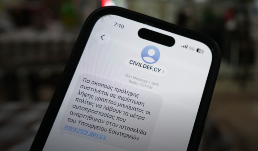 Rum yönetiminden vatandaşlara deneme uyarı SMS’i