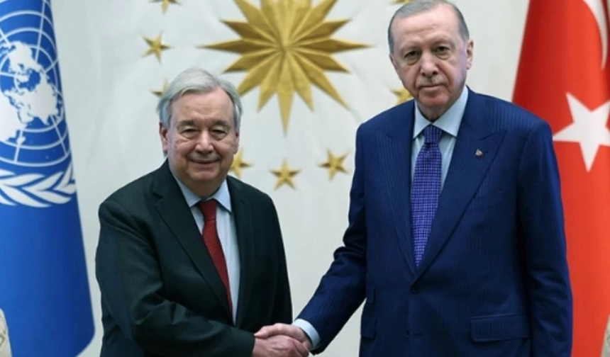 Erdoğan, BM Genel Sekreteri Guterres’i kabul etti