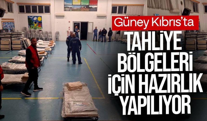 Güney Kıbrıs’ta Sivil Savunma ve Kızılhaç Alarmda