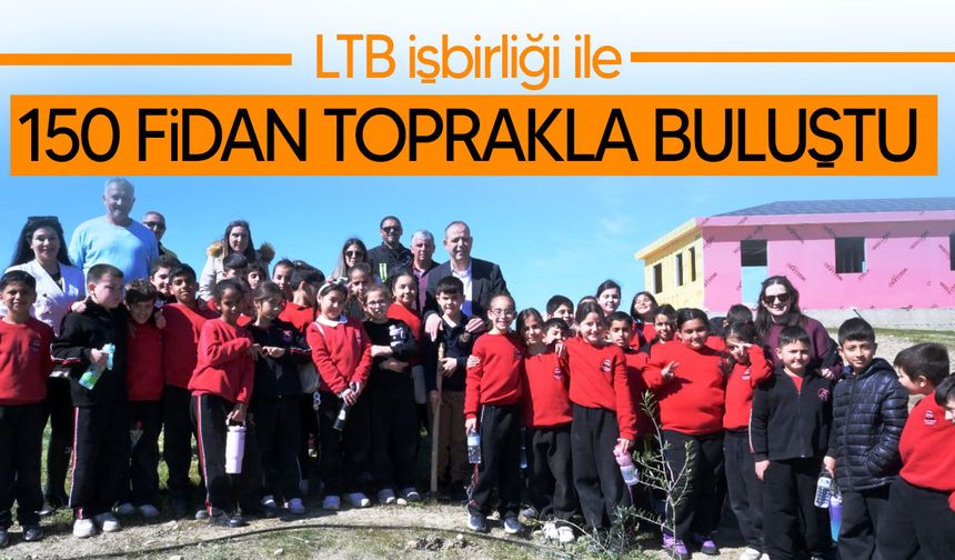 Hamitköy’de 150 fidan toprakla buluşturuldu