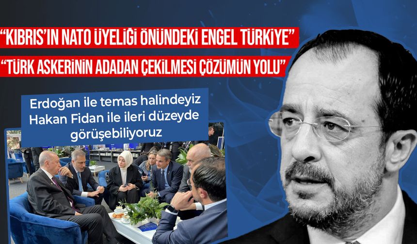 Hristodulidis: “Kıbrıs sorununun çözüm anahtarı Türk askerinin çekilmesi”