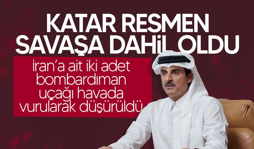 Katar İran'ın iki Su-24 tipi savaş uçağını düşürdü