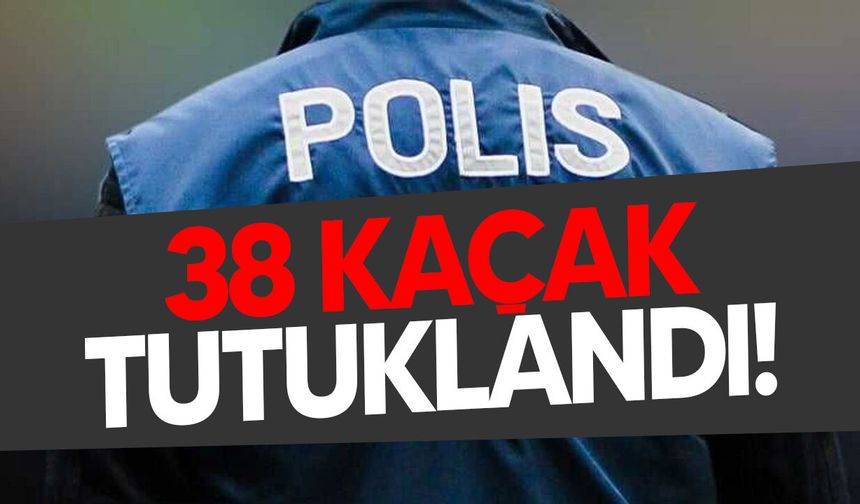 KKTC genelinde 38 kaçak tutuklandı!