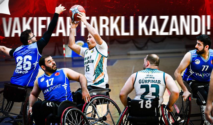 KKTC Vakıflar rakibini farklı geçti: 66-42