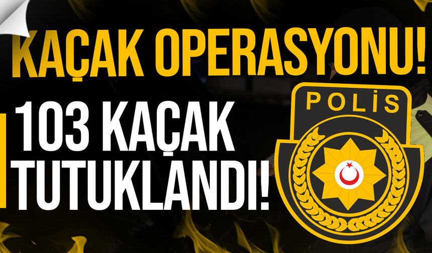 KKTC’de Kaçak Yaşama Denetimi: 103 Kişi Tutuklandı