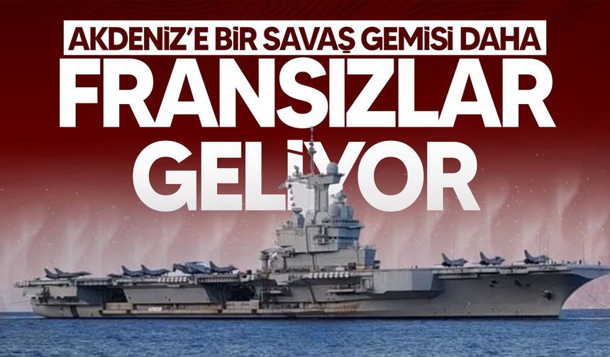 Macron’dan Kritik Hamle: Charles de Gaulle Akdeniz’e Gönderiliyor