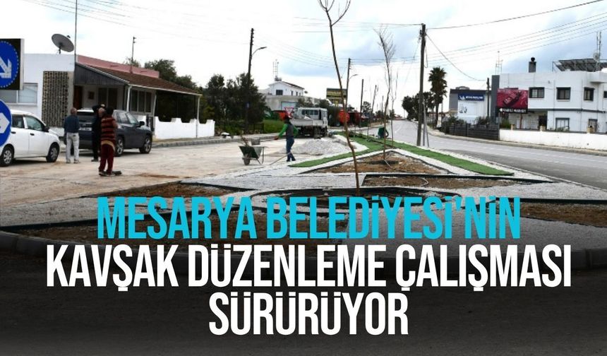Proje kapsamında peyzaj çalışmaları yapılıyor