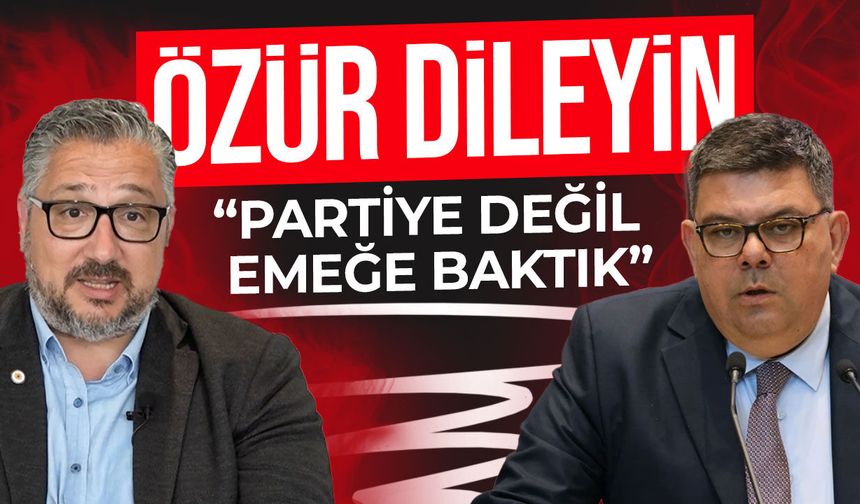 Şenkul’dan Berova’ya sert çıkış: “Çalışanlarımızdan özür dileyin”