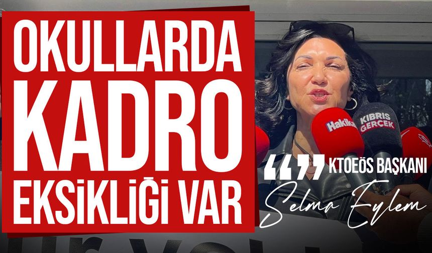 TOEÖS: Okullarda öğretmen ve yönetici eksikliği var