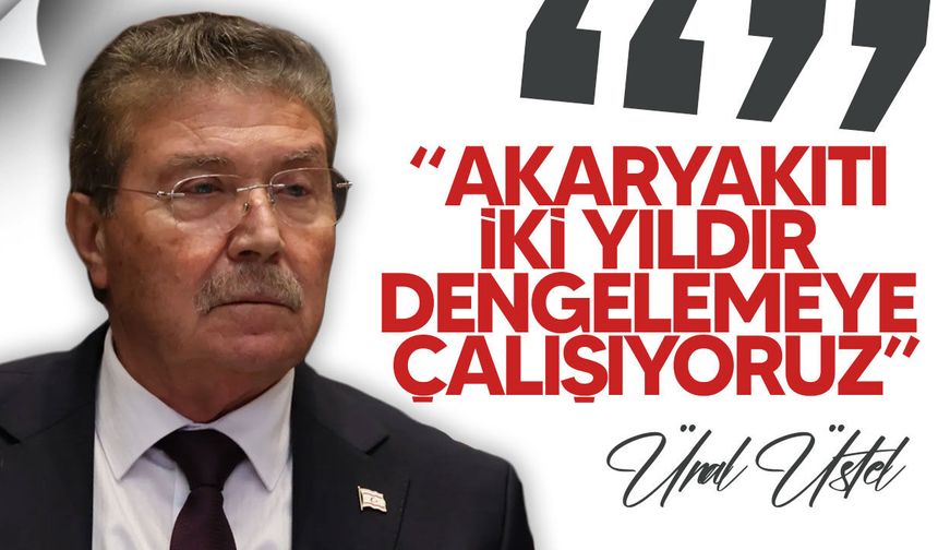 Üstel: "Küresel gelişmeler petrol fiyatlarını etkiliyor"