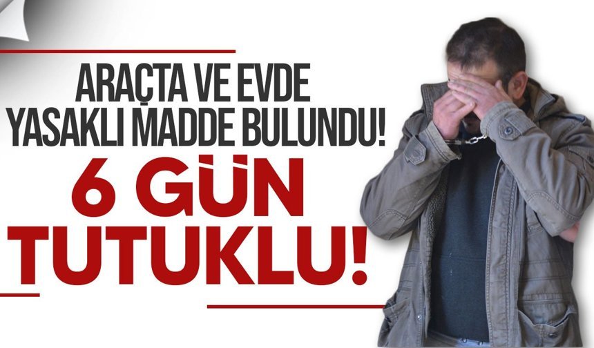 Alayköy’de yasaklı madde: B.K.’ya 6 gün tutukluluk