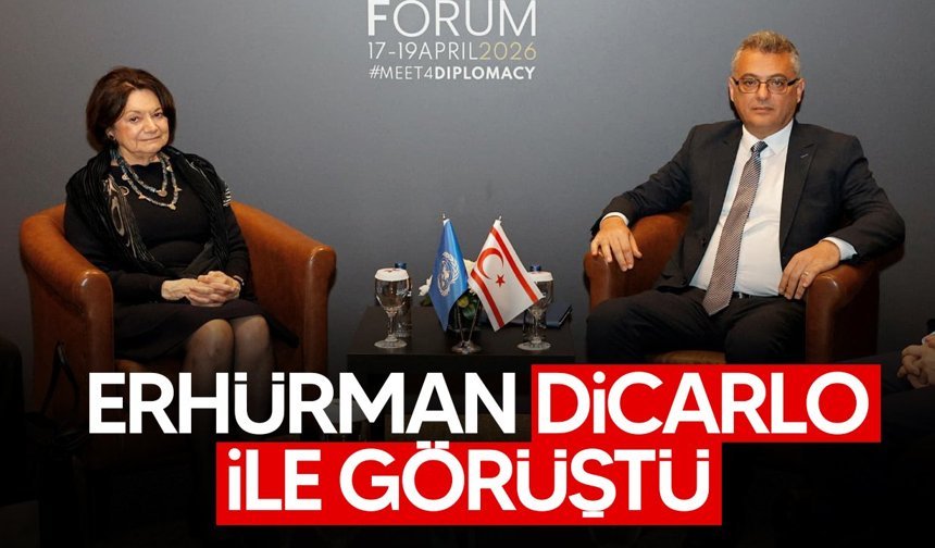 Cumhurbaşkanı Erhürman, Rosemary A. DiCarlo ile görüştü