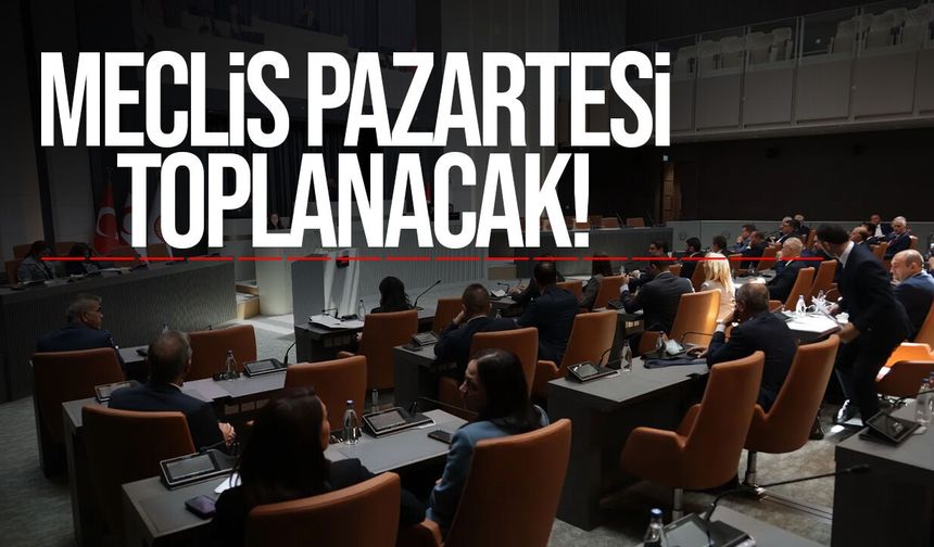 Meclis Genel Kurulu yarın kritik gündemle toplanıyor