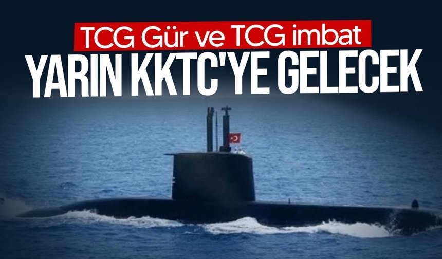 Deniz Kuvvetleri Komutanlığı'ndan bir denizaltı bir de hücumbot yarın KKTC'ye gelecek