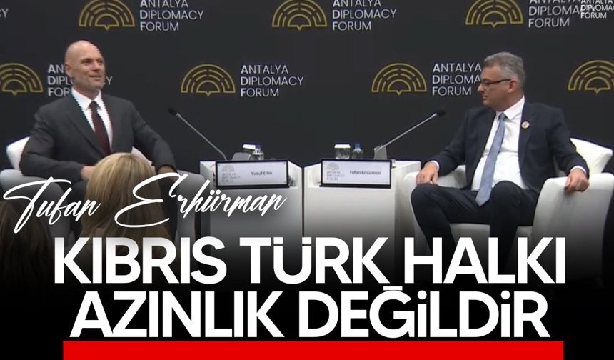 Erhürman, ADF'de konuştu