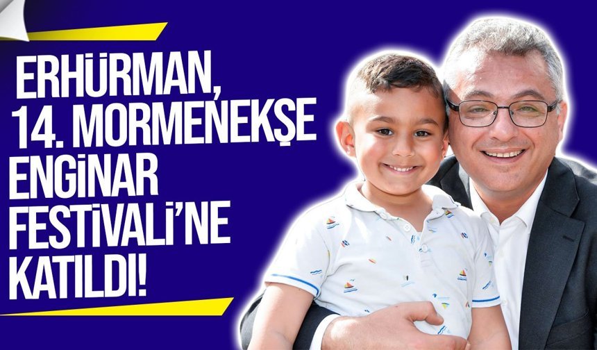 Erhürman Enginar Festivali’nde vatandaşlarla buluştu