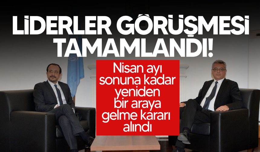 Erhürman ile Rum Lider Nikos Hristodulidis görüşmesi tamamlandı