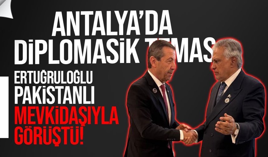 Ertuğruloğlu Pakistanlı mevkidaşıyla görüştü
