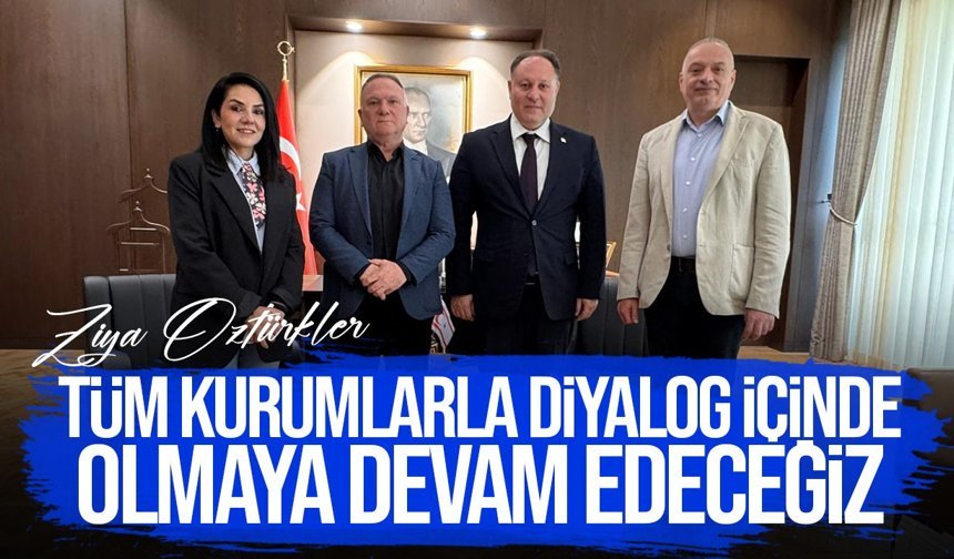 Gazeteciler Birliği yönetimi Öztürkler'le görüştü
