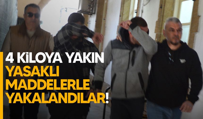 Gönyeli’de dev uyuşturucu operasyonu: 4 kiloya yakın madde ele geçirildi