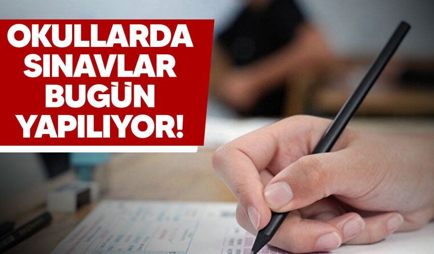 Grev sonrası ertelenen sınavlar bugün yapılıyor