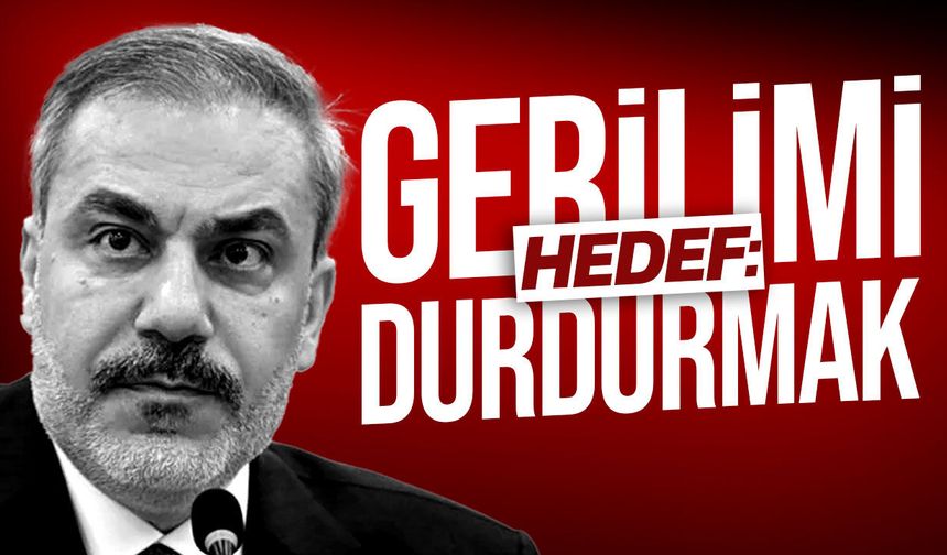 Hakan Fidan’dan barış diplomasisi!