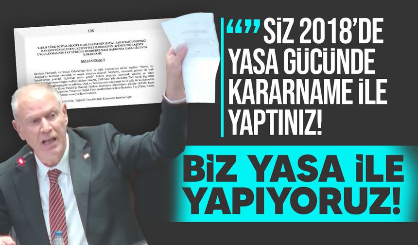 Hasipoğlu’ndan CTP’ye: “2018’de durdurdunuz, biz geri ödüyoruz”