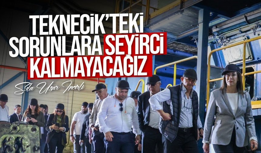 İncirli: Teknecik’teki sorunlara seyirci kalmayacağız