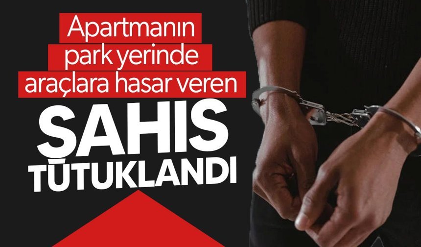 İskele’de 9 aracın aynalarını ve sileceklerini kırıp çalan zanlı tutuklandı