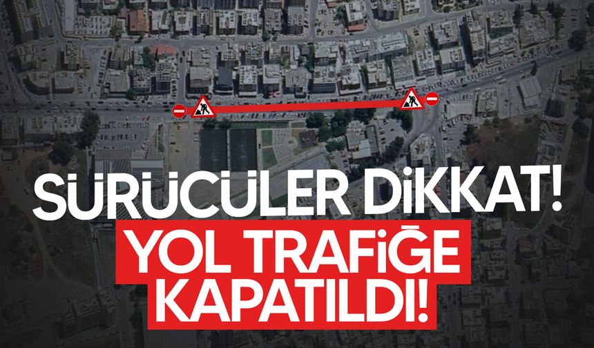 İsmet İnönü Bulvarı’nda Trafik Çift Yönlü Kapatıldı