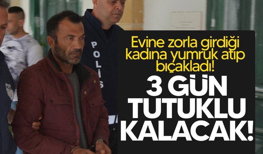 Kalkanlı'da kadına şiddet: Zanlı mahkemeye çıkarıldı!
