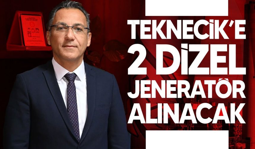 KIB-TEK Teknecik için ihaleye çıkıyor: 2 dizel jeneratör alınacak