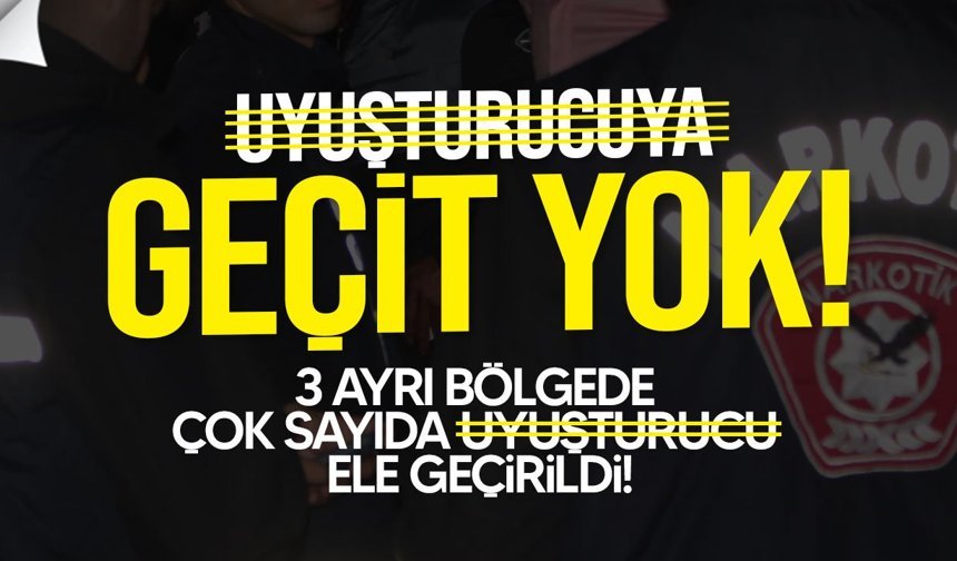 Lefkoşa, Girne ve Mağusa’da yasaklı madde operasyonu