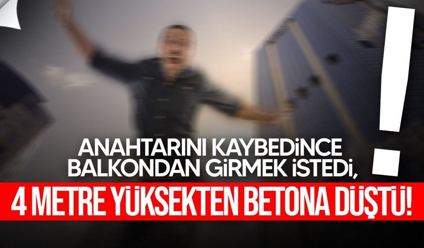 Lefkoşa’da balkondan düşen şahıs hastaneye kaldırıldı